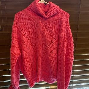 Hot pink sweater
